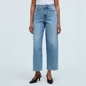 NWT Madewell The Curvy Perfect Vintage Wide-Leg Crop Jean in Altoona Wash 31